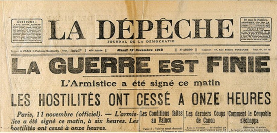 ”La guerre est finie”

Den 11 november är (efter 14 juli) Frankrikes största helgdag. Idag firas ”Le Jour d’Armistice” (Stilleståndsdagen), vilken deklarerades den 11:e timmen, den 11:e dagen av den 11:e månaden 1918 under 1:a världskriget. Dagen är ämnad att ära alla som har