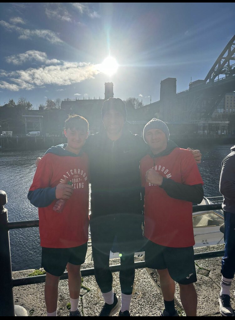 LinkyMark's tweet image. Matchroom boxing 5k 🏃this morning