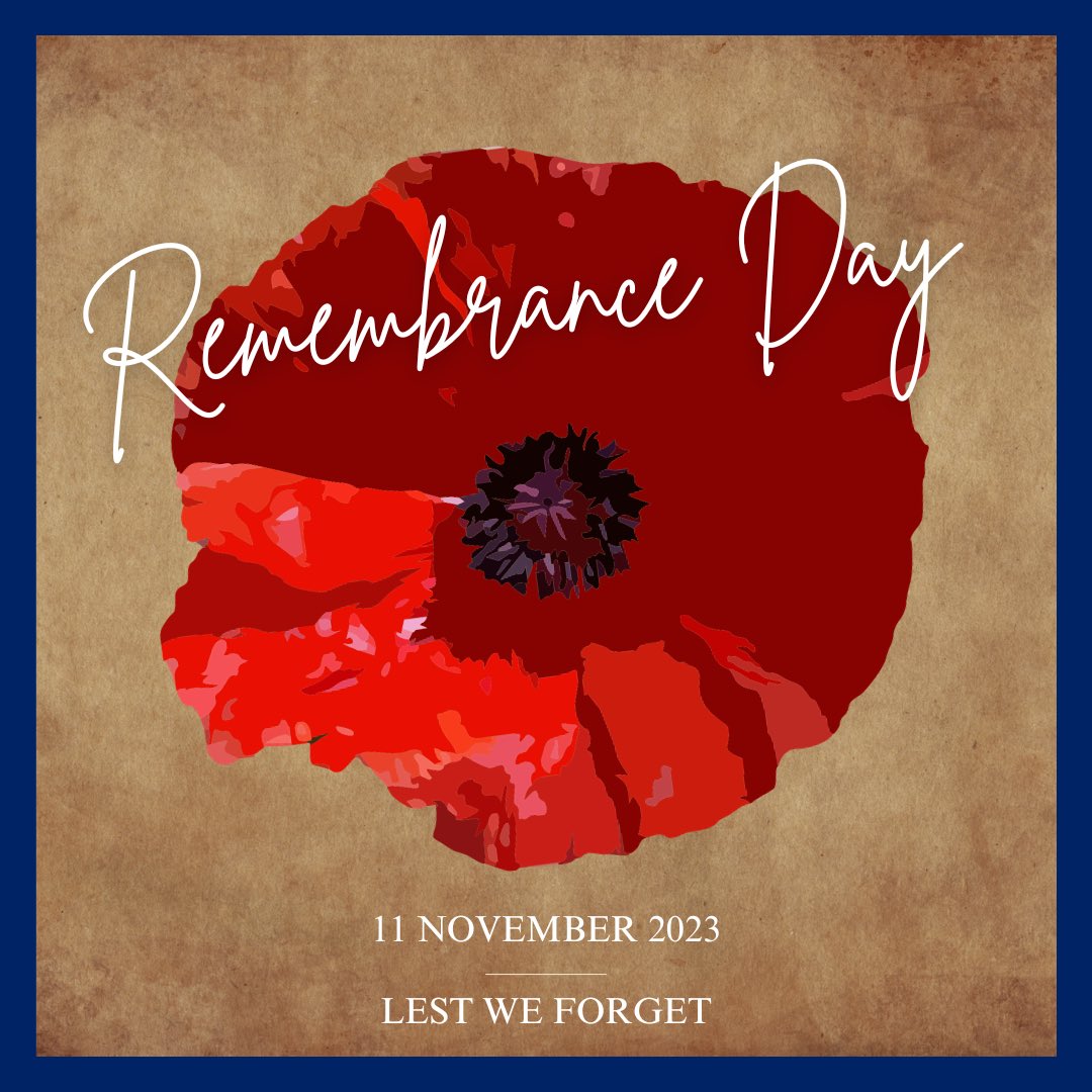 Honoring the brave souls who sacrificed everything for our freedom. On this Remembrance Day, we stand united in gratitude and remembrance. Lest we forget. 🌺🕊️ #RemembranceDay #LestWeForget #NeverForget"