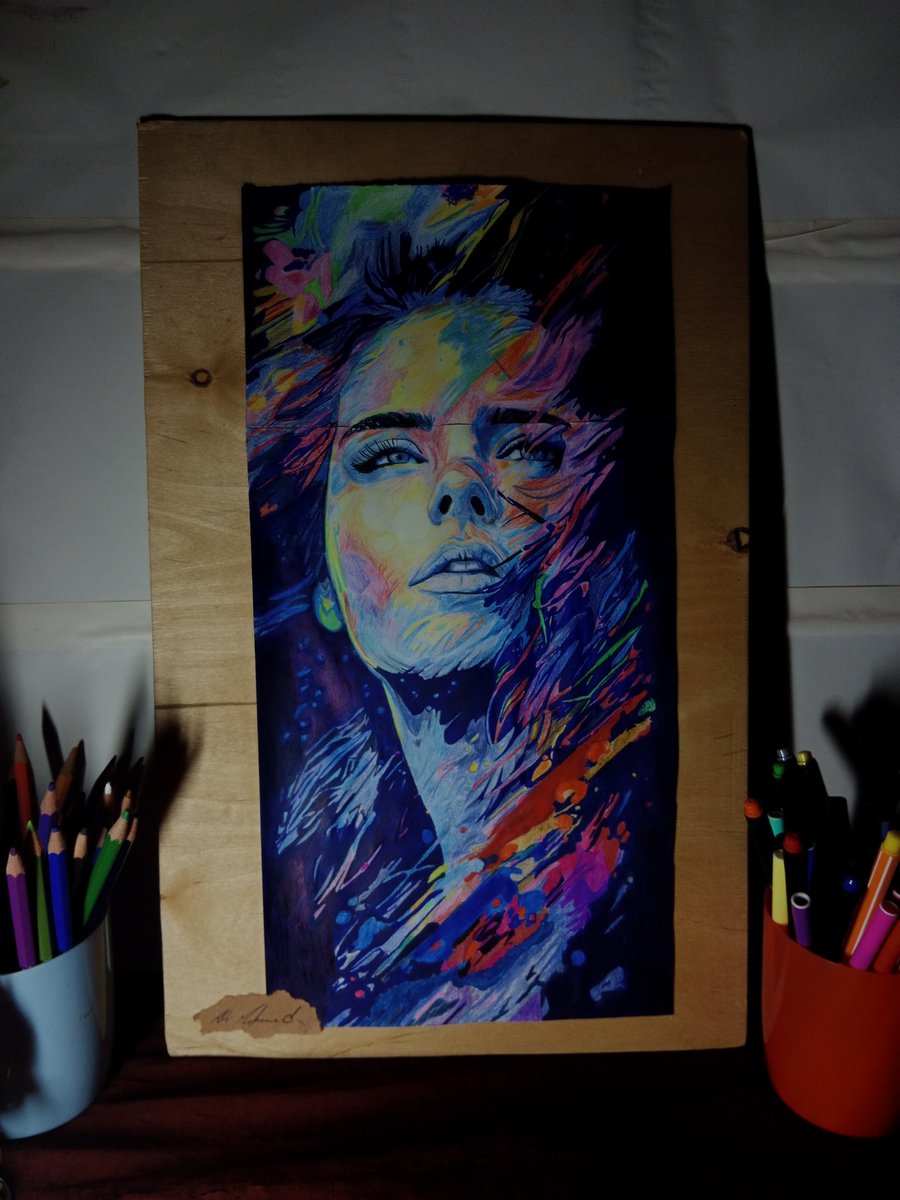 Spectra8010's tweet photo. The Art:                         The Artist: https://t.co/y5HTsrjMec
