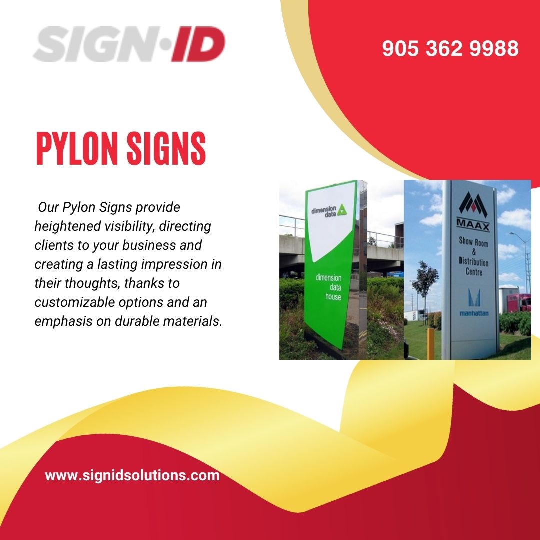 signidsolutions's tweet image. With our magnificent Pylon Signs, you can stand tall and proud. Our tall constructions are designed for maximum visibility and impact, ensuring that your brand stands out in any terrain.
#sign #signage #SignageMaker #signagesolutions #signagecompany #manufacture #signs