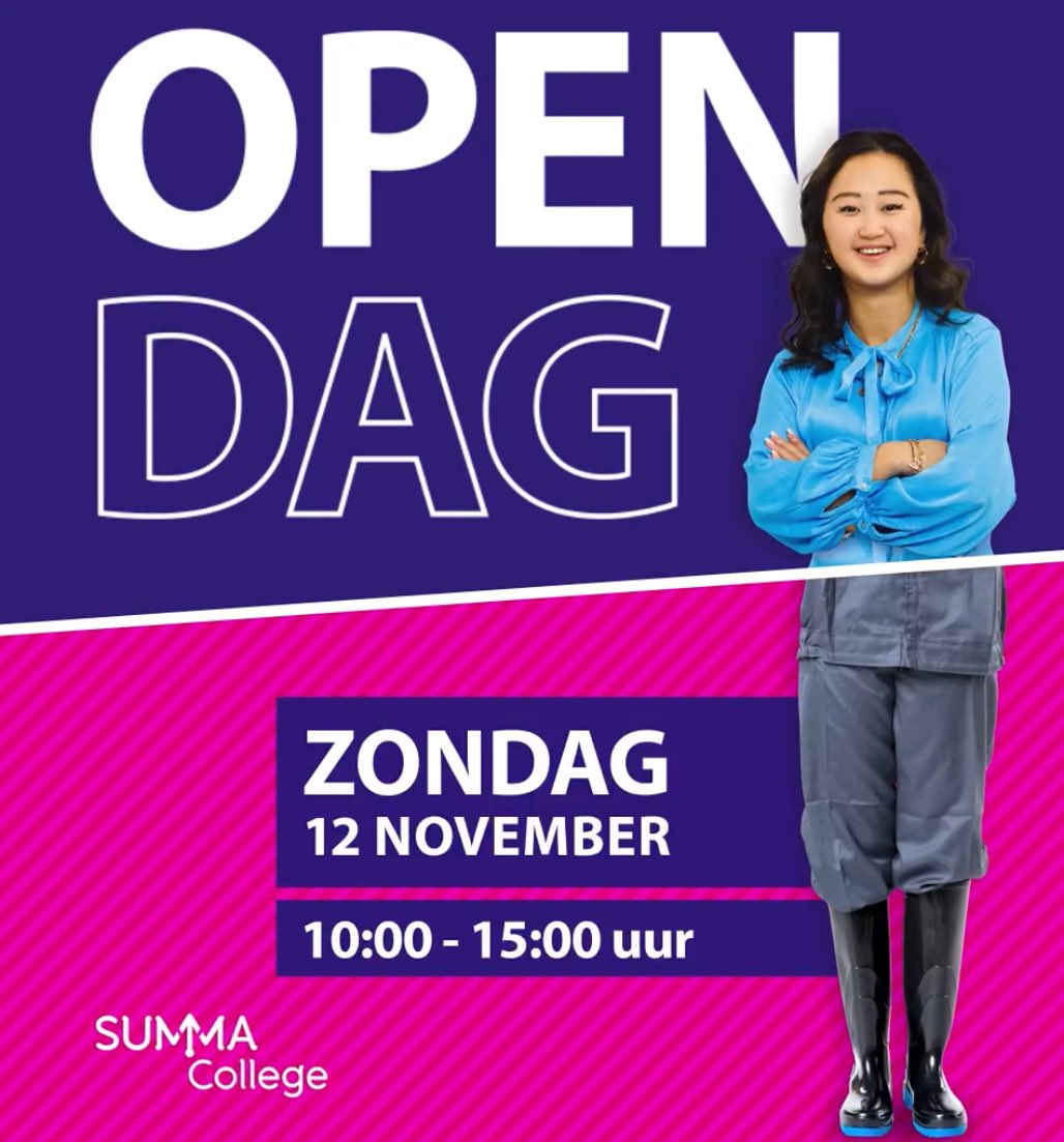 Maak deze zondag 12 november tijdens onze open dag kennis met (de fieldtrips van) Summa Retail
#retail #manager #verkoper #summacollege