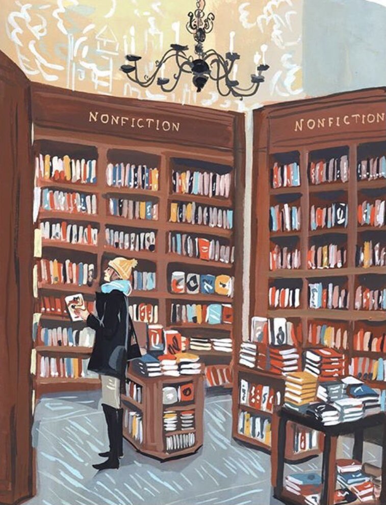 ¡Qué bonitas son las librerías, caray! 

🖌Bettina Baldassari 
🖌Laetitia de Haas
🖌Pascal Campion
🖌Jenny Kroik

#diadelaslibrerias 🥂