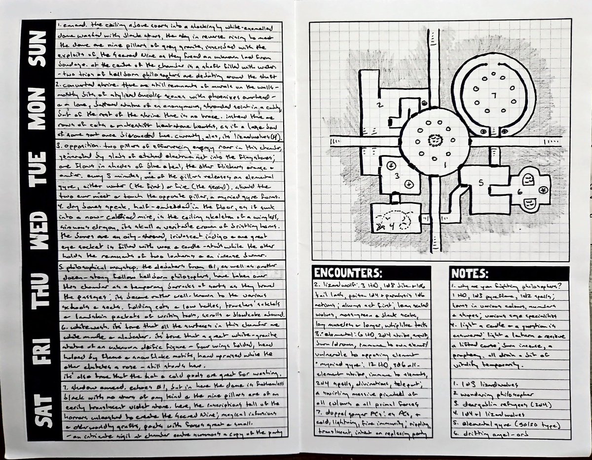tjerrian's tweet image. So when I started this week's #dungeon23 I was hit by the thought -- if, hypothetically, these can be pieced together, maybe that should be easier?

So this week is a glorified intersection I guess  *lol*
