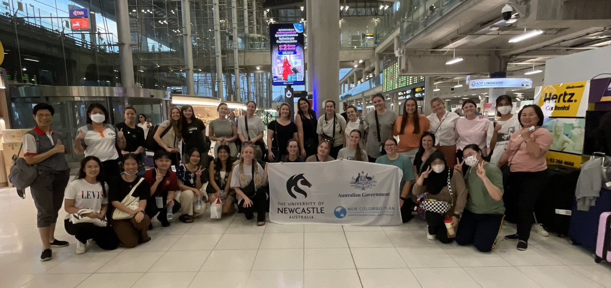 So exited to start our New Colombo nursing study tour at Srinakharinwirot University @Uni_Newcastle @NewColomboPlan @UniNewcastleSNM