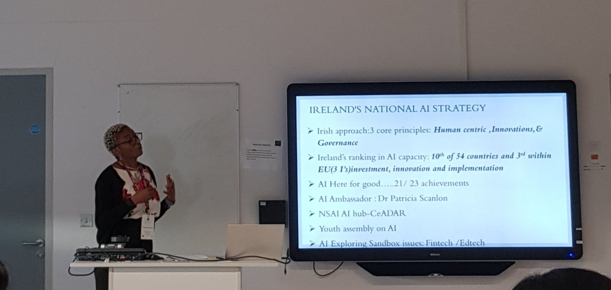 profmdoherty's tweet photo. @MaynoothLaw Doctoral student Obele Akinniranye on the #AI Act and civil liability #ialt @law_IALT @MU_Research https://t.co/j3ctIjGBjQ