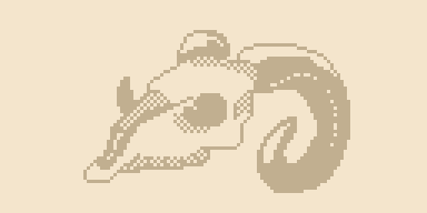 octopyte's tweet photo. 1 Bit *Taurus* art.

#pixelart #1bit #indie #art https://t.co/teprgNOqIJ