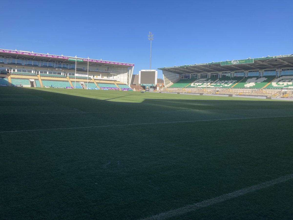 Miles Harrison (@milesharrisontv) on Twitter photo As ever, the Gardens looking immaculate today as final preparations take place for Sunday’s match…
<a href="/SaintsRugby/">Northampton Saints 😇</a>
<a href="/ExeterChiefs/">Exeter Chiefs</a>
<a href="/ITV/">ITV</a> from 2.30pm SUNDAY
<a href="/ITVRugby/">ITV Rugby</a> first live club game of the season. It should be a cracker! As ever, the Gardens looking immaculate today as final preparations take place for Sunday’s match…
<a href="/SaintsRugby/">Northampton Saints 😇</a>
<a href="/ExeterChiefs/">Exeter Chiefs</a>
<a href="/ITV/">ITV</a> from 2.30pm SUNDAY
<a href="/ITVRugby/">ITV Rugby</a> first live club game of the season. It should be a cracker!