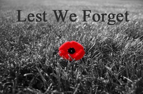 Lest We Forget! Today we honour those who served - let us never forget their sacrifice. Thank you to those serving for us today.