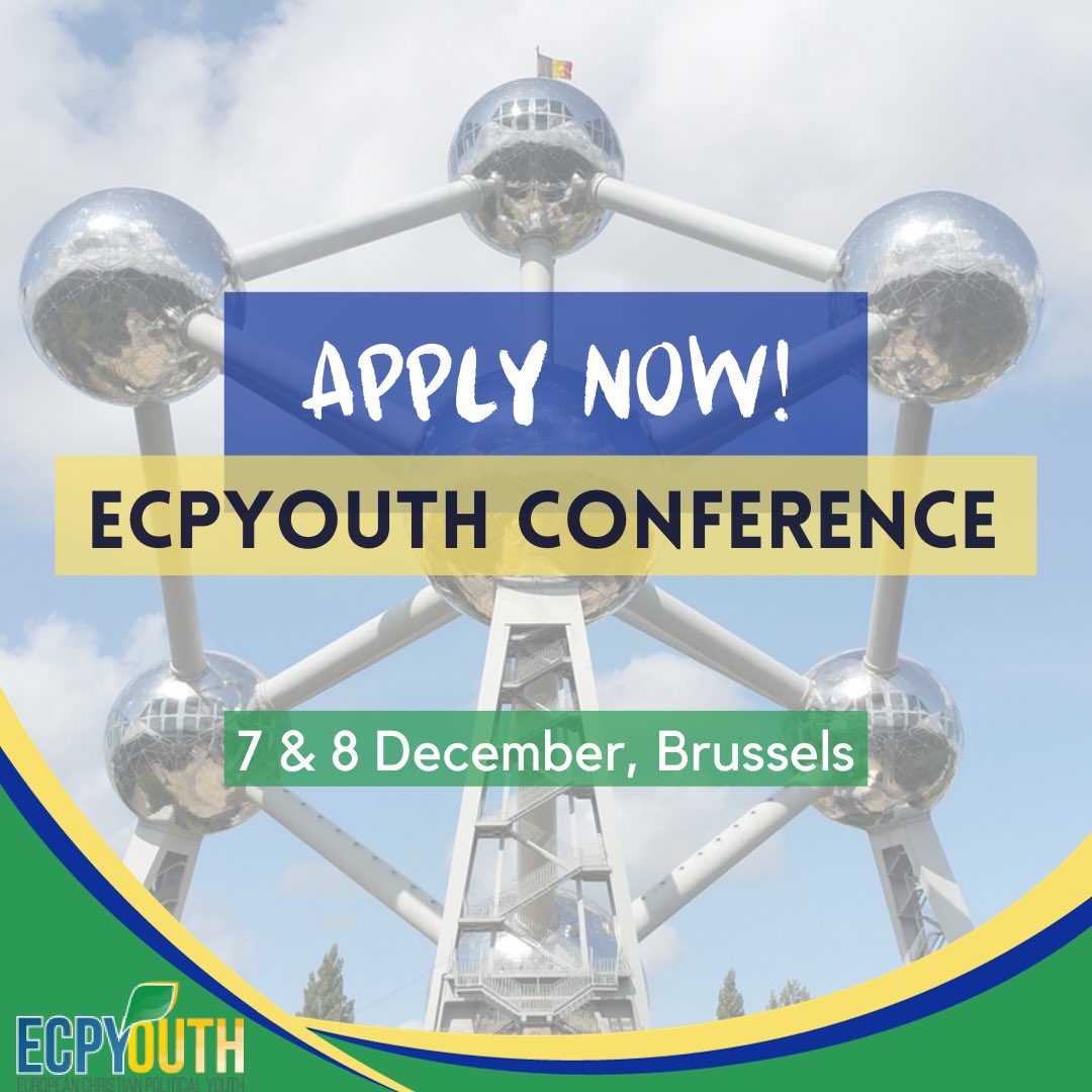 ECPYouth's tweet photo. Safe the date! We are delighted to welcome you on 7 &amp; December to our ECPYouth conference in Brussels, Belgium! We will use this time together to discuss our ongoing and future projects, make plans for the joint Elections campaign, and network. 1/2 https://t.co/mF7waA3zJG