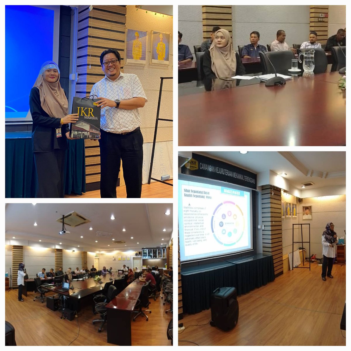 7 Nov 2023 - CKMNT telah menganjurkan program Taklimat Kesihatan brsama HSNZ. Semoga penerangan tentang kesihatan ini dpat kita amalkan dalam kehidupan harian. Terima kasih kpd semua yg telah hadir.
<a href="/IrZulkifli3/">Ir Zulkifli Abdul Rashad</a> 
<a href="/JKR_CKM/">JKR CAW. KEJ. MEKANIKAL</a> 
<a href="/Ir_Humaizi/">Ahmad Humaizi</a> 
<a href="/me03594/">Hj Mohamad Amir</a> 
<a href="/JKRTerengganu/">JKR Terengganu</a>