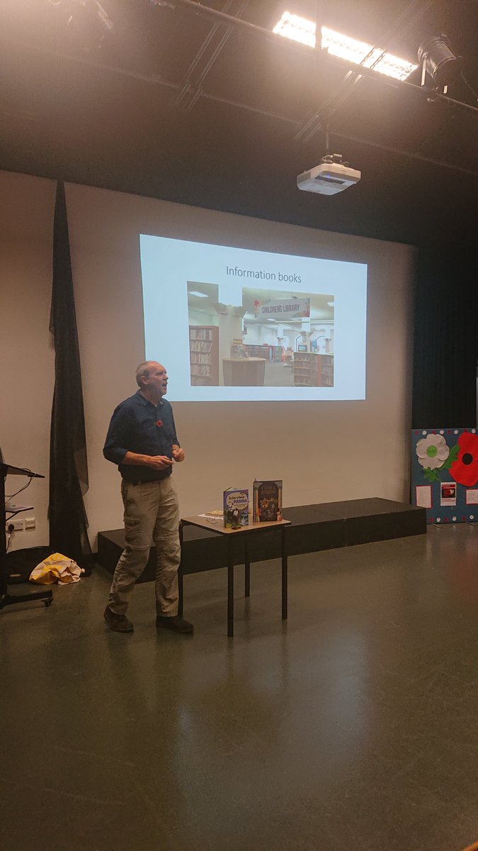 Now being entertained by @andyseedauthor at @SomersetCbg #NNFN2023 Should we be talking about 'factual books'? Why are they so important? And how we can make facts fun?