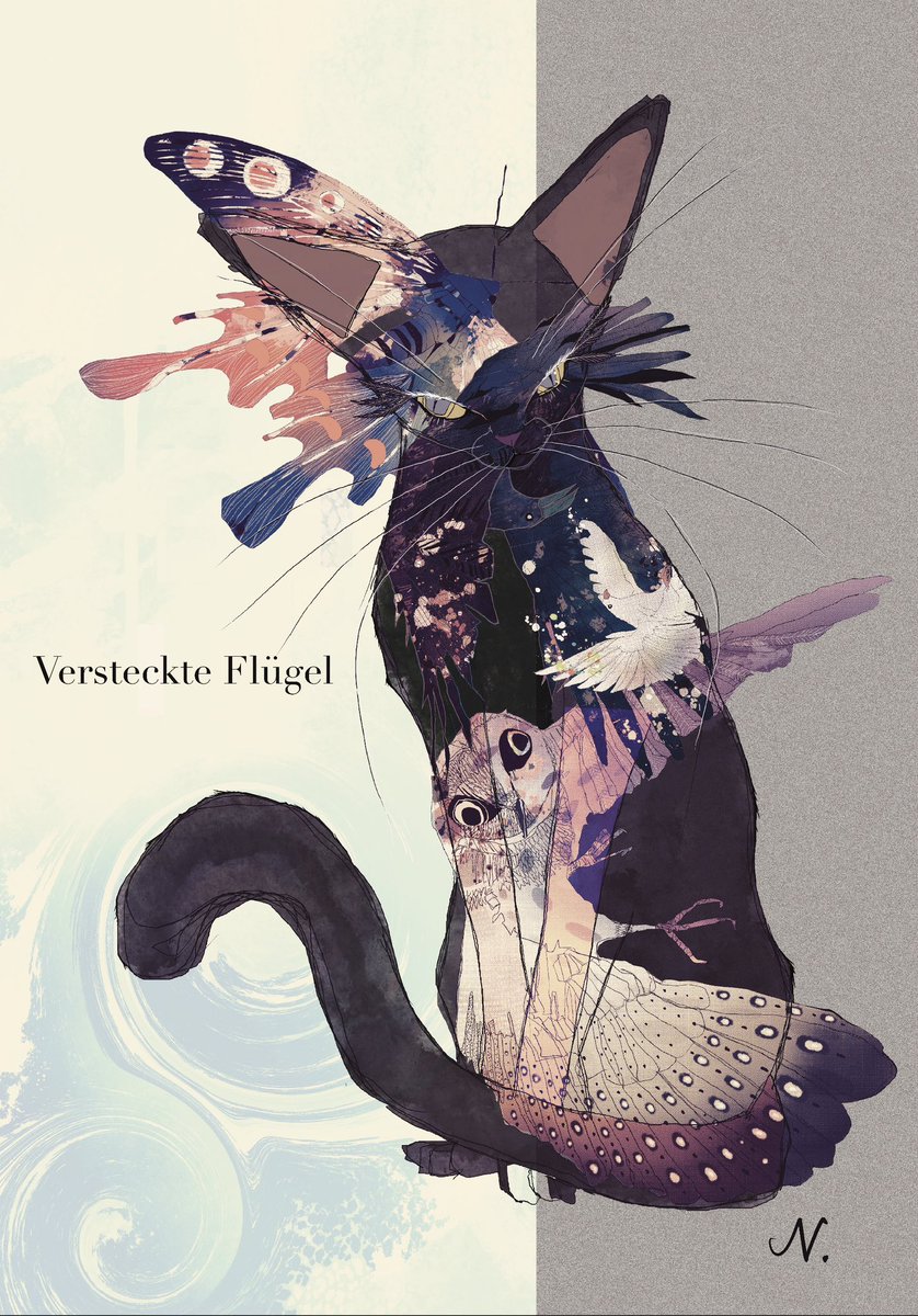 「Versteckte Flügel 」|🐈‍⬛YOSHIFUMI Art🐈‍⬛のイラスト