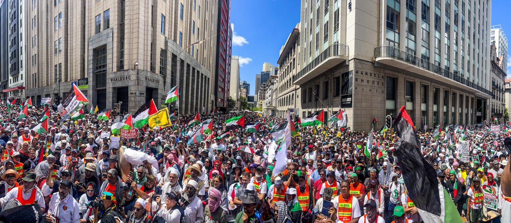 MbalulaFikile's tweet photo. South Africa has never wavered in its support for the Palestinian people to be free from Israeli domination and illegal occupation. Our stance is consistent with UN Resolutions which have called for Israel to withdraw from the occupied territories and the urgent implementation of the two-state solution – the independent State of Palestine existing side by side and in peace with the State of Israel.
#FreePalestine