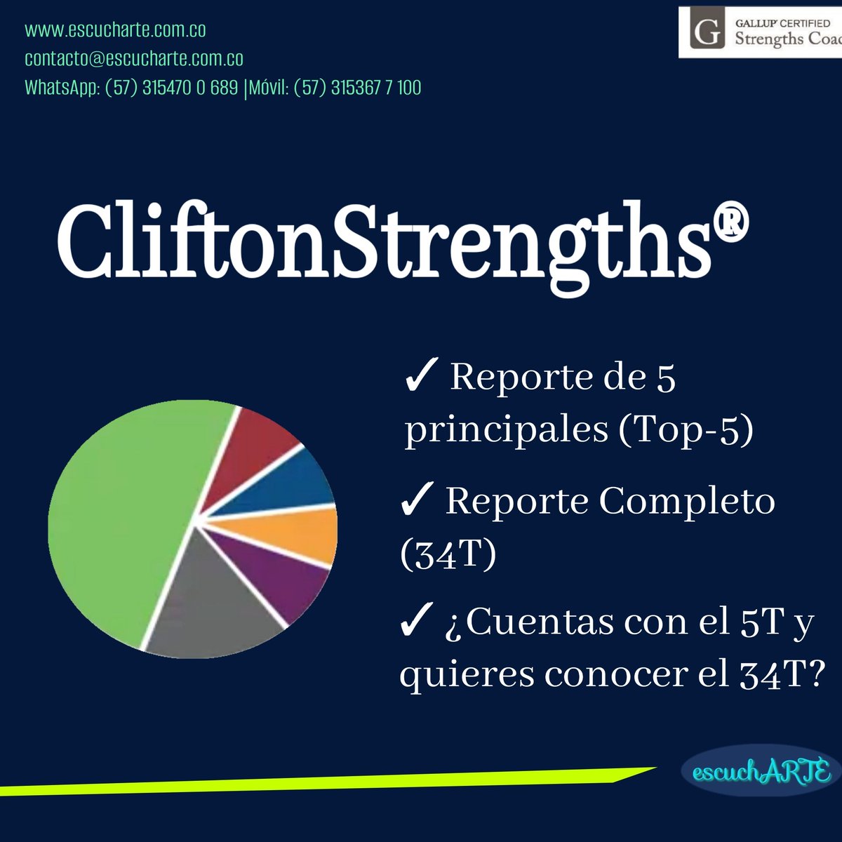 EFortalezas's tweet photo. ¿Quieres conocer y entender para qué eres bueno?, ¿Por qué haces mejor unas cosas y otras no tanto?.

Descúbrelo, #Gallup por medio de la herramienta web #CliftonStrengths® te orienta a eso que te hace #Único.

📎📎‼️Reporte+Sesión de Cortesía‼️ Contáctame.

#CoachenFortalezas https://t.co/9bYFtXVGq0
