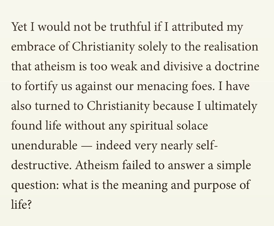 This is quite extraordinary. 

<a href="/Ayaan/">Ayaan Hirsi Ali</a> is an ex-Muslim who was a leading voice in new atheism. 

I feel like the thesis The Surprising Rebirth of Belief in God is happening at an ever increasing pace… 

Everything she says in her <a href="/unherd/">UnHerd</a> article could come straight from my book