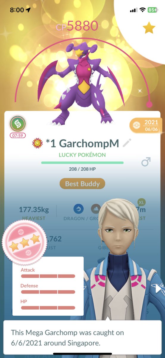 prince_shine8's tweet photo. 💪💪💯✨My Hundo Garchomp ✨#GarchompRaidday #PokemonGO #ShinyGarchomp #MegaGarchomp 💪💪 https://t.co/CBpMGXObFW