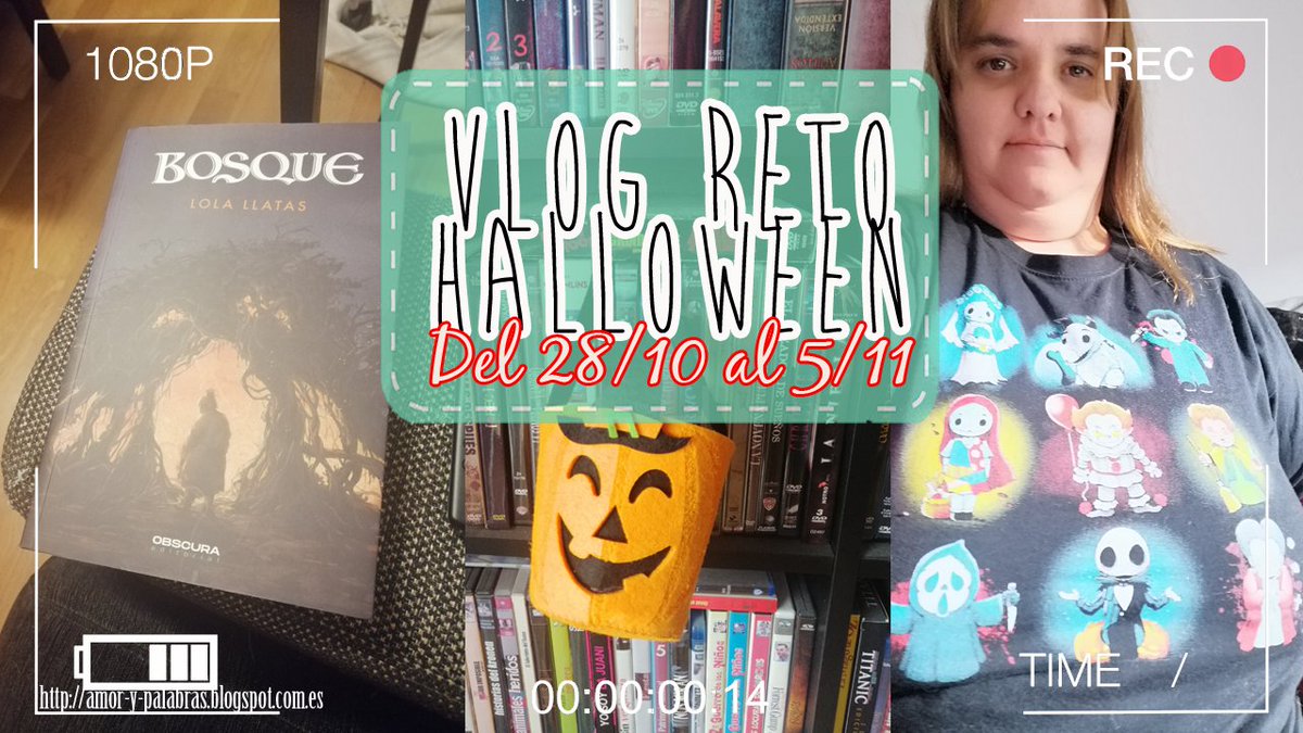 ¡Ayer volví a Youtube con un vlog! 
Para contaros cómo me fue con el reto de Halloween propuesto por <a href="/Estefania_A_C/">Estefanía Álvarez</a> y @bibldebluerose.
¿Os pasáis a verlo? 🎃📽👇
youtube.com/watch?v=idV-Bc…