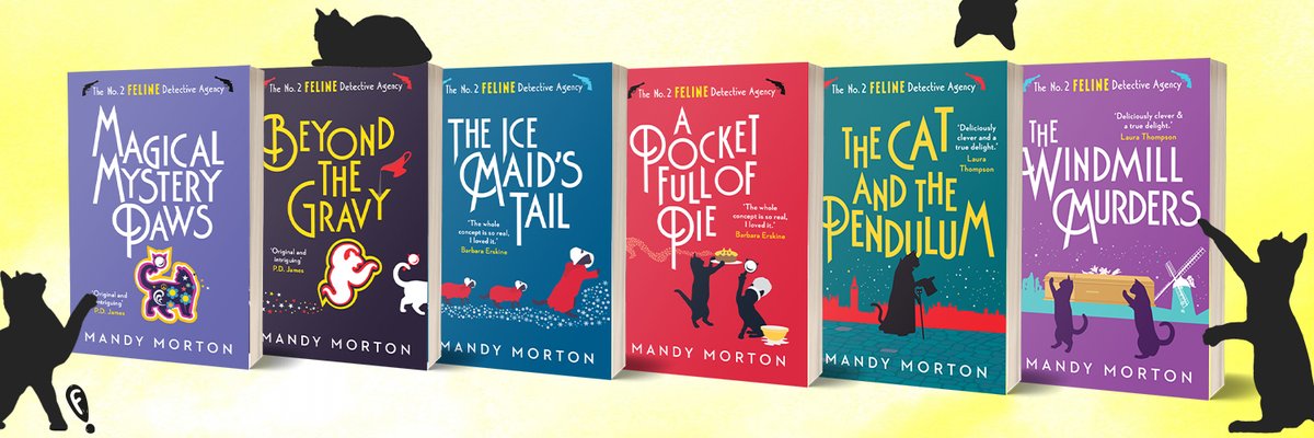 Our super Christmas Raffle includes a brilliant donation from <a href="/Icloudmandy/">Mandy Morton</a> <a href="/farragobooks/">Farrago Books</a> Mandy Morton's Feline Detective series - purrfect for cat loving bookworms. If you're not already on our Mews newsletter mailing list, contact us for raffle tickets❤️🐈‍⬛