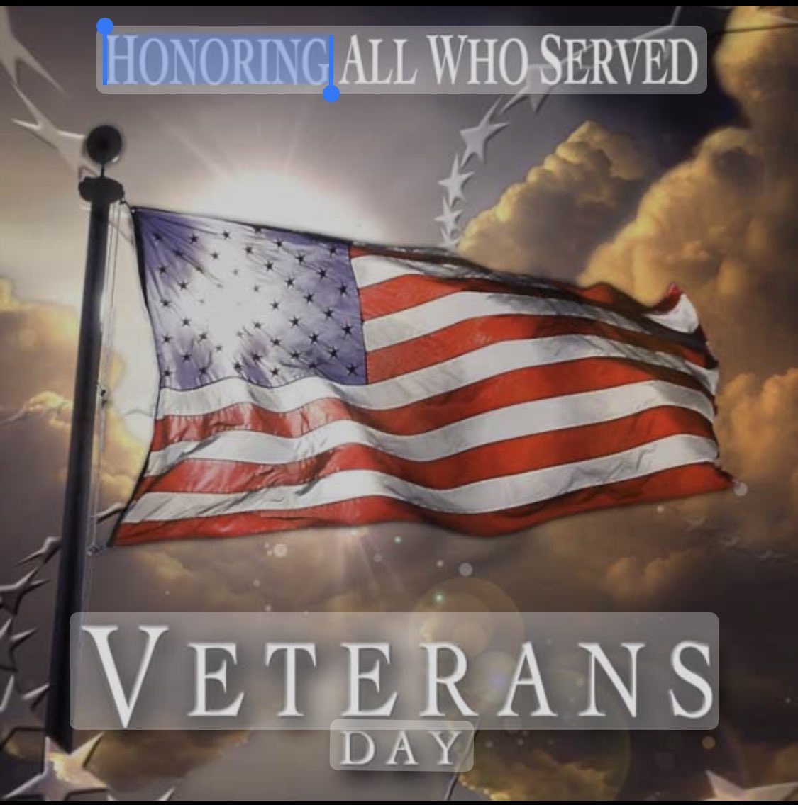 Thank you to all those who have and continue to serve!