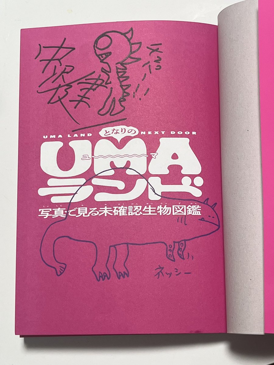 Boss_Ranmaru's tweet photo. 今日は『UMA妖怪心霊授業』のイベントへ

UMA先生こと中沢健氏&amp;妖怪先生こと杉本末男氏&amp;心霊先生こと夏目太一郎先生による熱い授業でした！！
んー、ワクワクロマンやね
是非とも２回目を開催してもらいたいです
中沢先生にチュパカブラ入りのサインしてもろた😍

#中沢健
#夏目太一郎
#杉本末男 https://t.co/viw89uPkTM