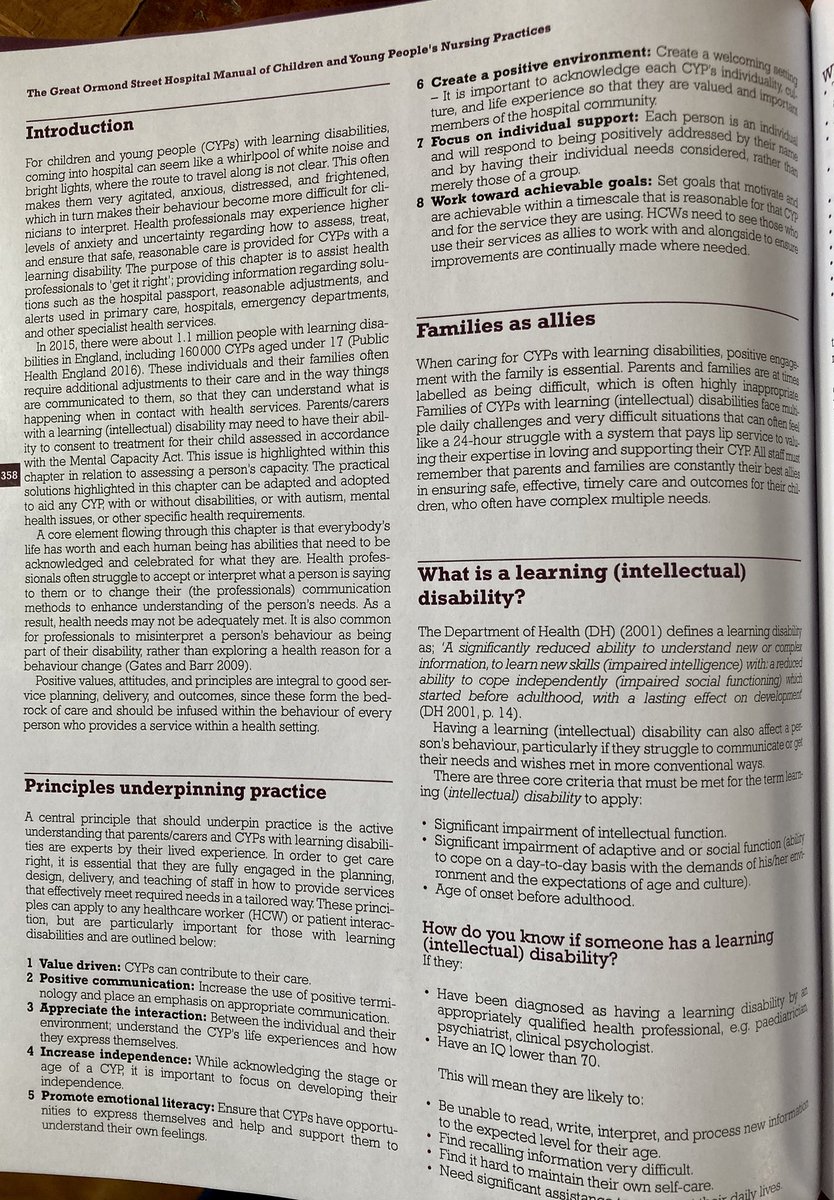 @GOSHCharity book👇🏻my chapter #16 @DavidCSchaal @DanceSyndromeUK @LDNcharity @LearningDisEng @CareTalkMag @WileyGlobal @WeLDnurses @theRCN @nmcnews @gmcuk @NursingTimes @VODGmembership @mencap_charity @jowhiley @sallyephillips @LDTonline @NursingKingston @westlondonnhs