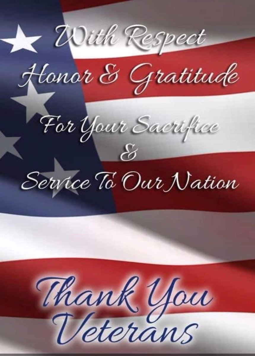 BradRVM's tweet photo. Thank you to all who have served! https://t.co/AYyYuP4D0h