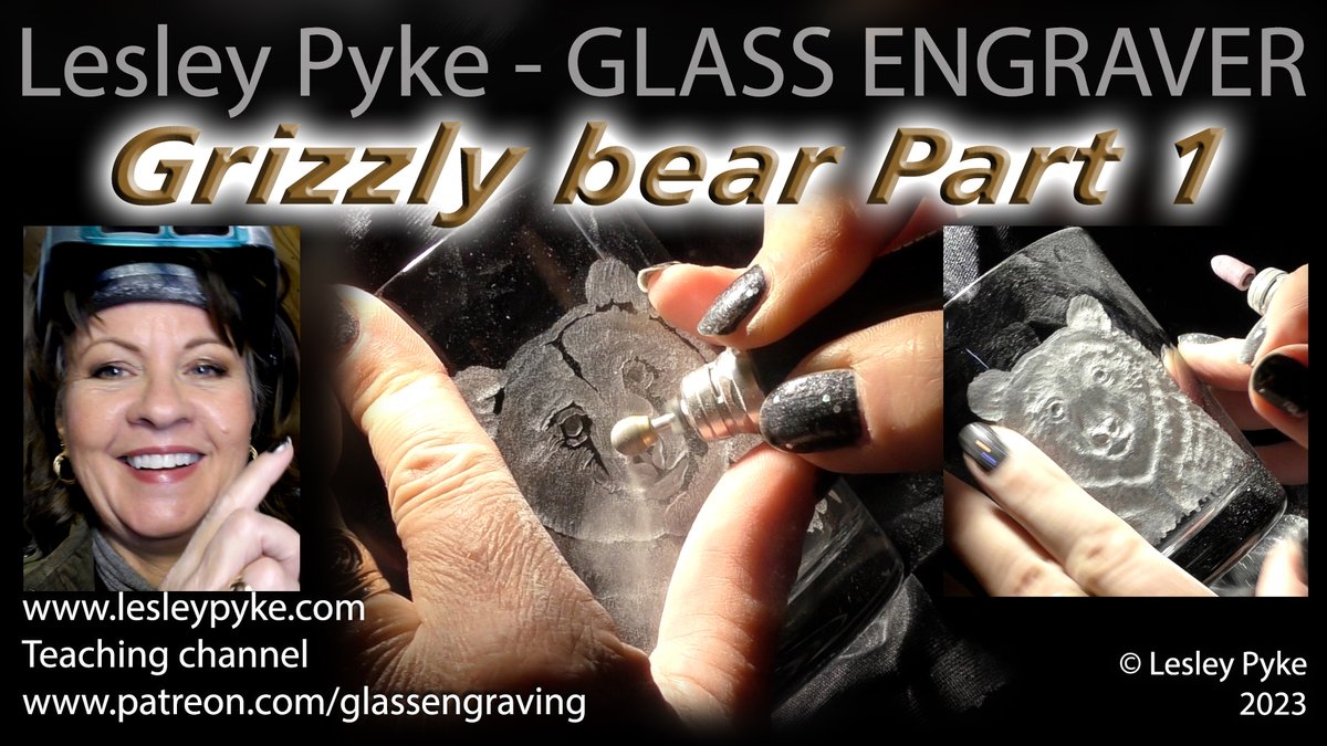 The Lesley Pyke Glass Engraving Starter Kit  Glass engraving, Engraving  glass diy, Engraving tools