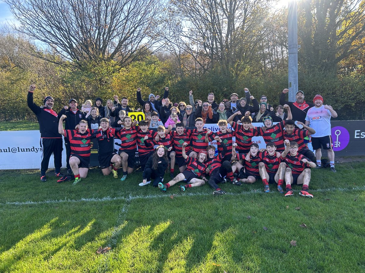 LeighEast's tweet photo. Well done to our U14s Bears who sealed promotion after their 18-10 win over at Wigan St Pats this morning.

#UpTheEast 

#OneClub #EastIsMyClub https://t.co/dmxyOJNXZg