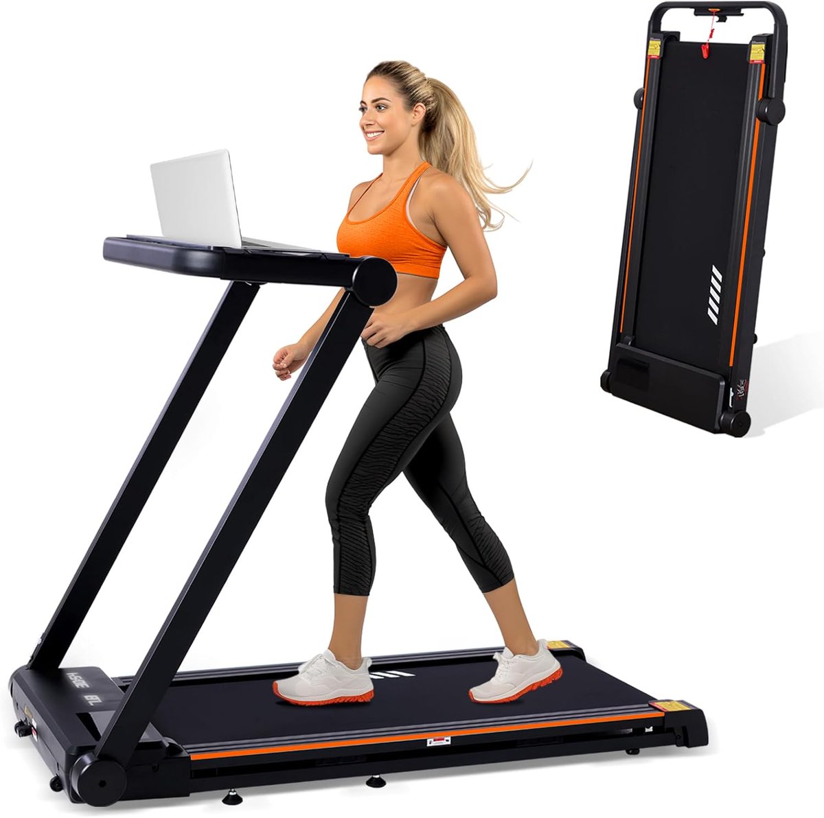 HUAGEED 4 in 1 Treadmill with Desk Workstation, Foldable Treadmill for Home with Wider Belt, Bluetooth Speaker, App, 2.5HP Under Desk Treadmill #treadmill #HUAGEEDTreadmill #HUAGEED #FoldingTreadmill #HUAGEED4in1Treadmill #4in1Treadmill #DeskTreadmill pinterest.com/pin/5956714882…