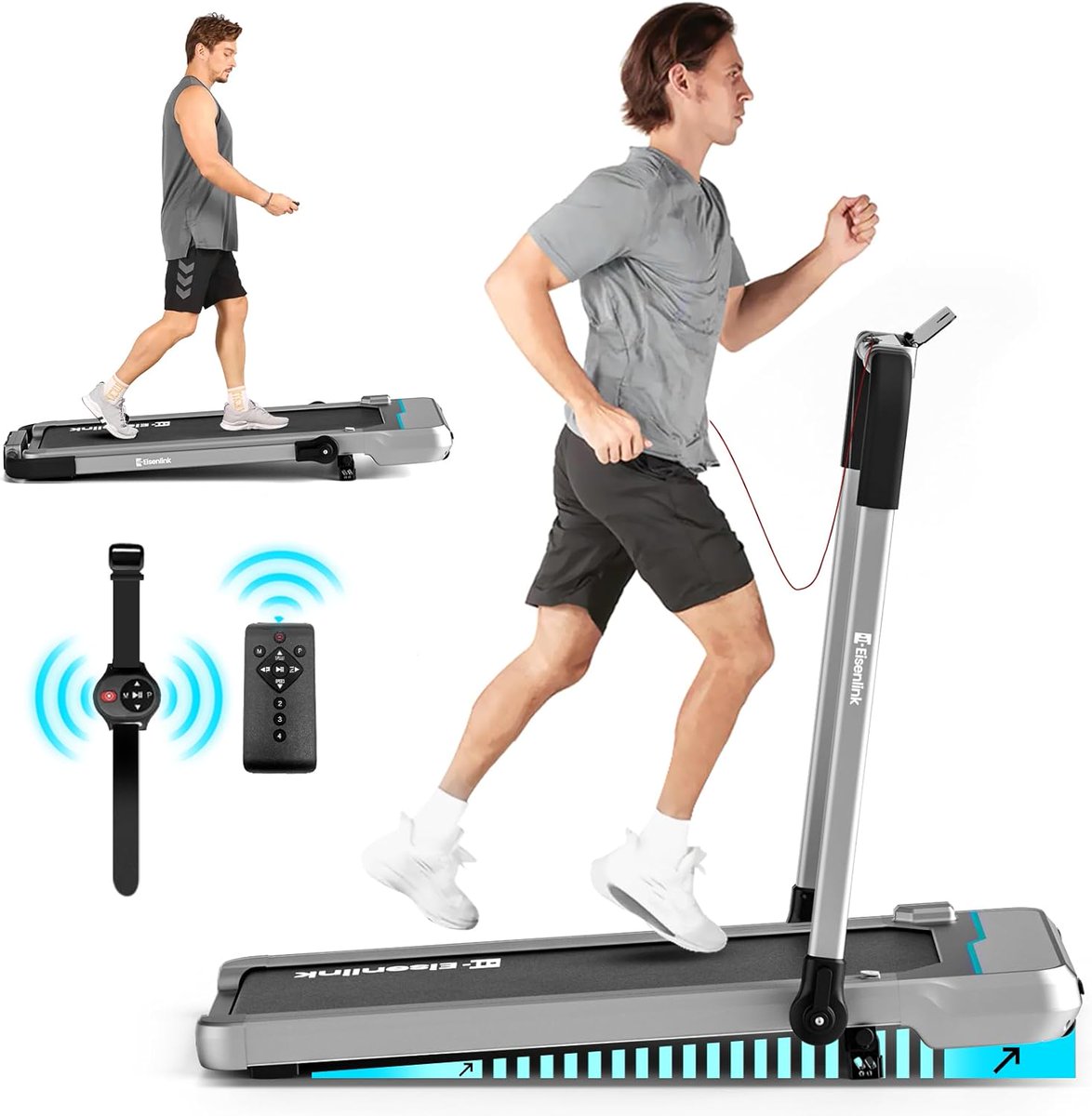 Eisenlink 2 in 1 Foldable Treadmill Under Desk for Home with Incline APP Control Portable Walking Treadmill Quiet... #Eisenlink #Eisenlink2in1FoldableTreadmill #FoldingTreadmill #RunningMachine #2in1FoldableTreadmill #WalkingTreadmill pinterest.com/pin/5956714882…