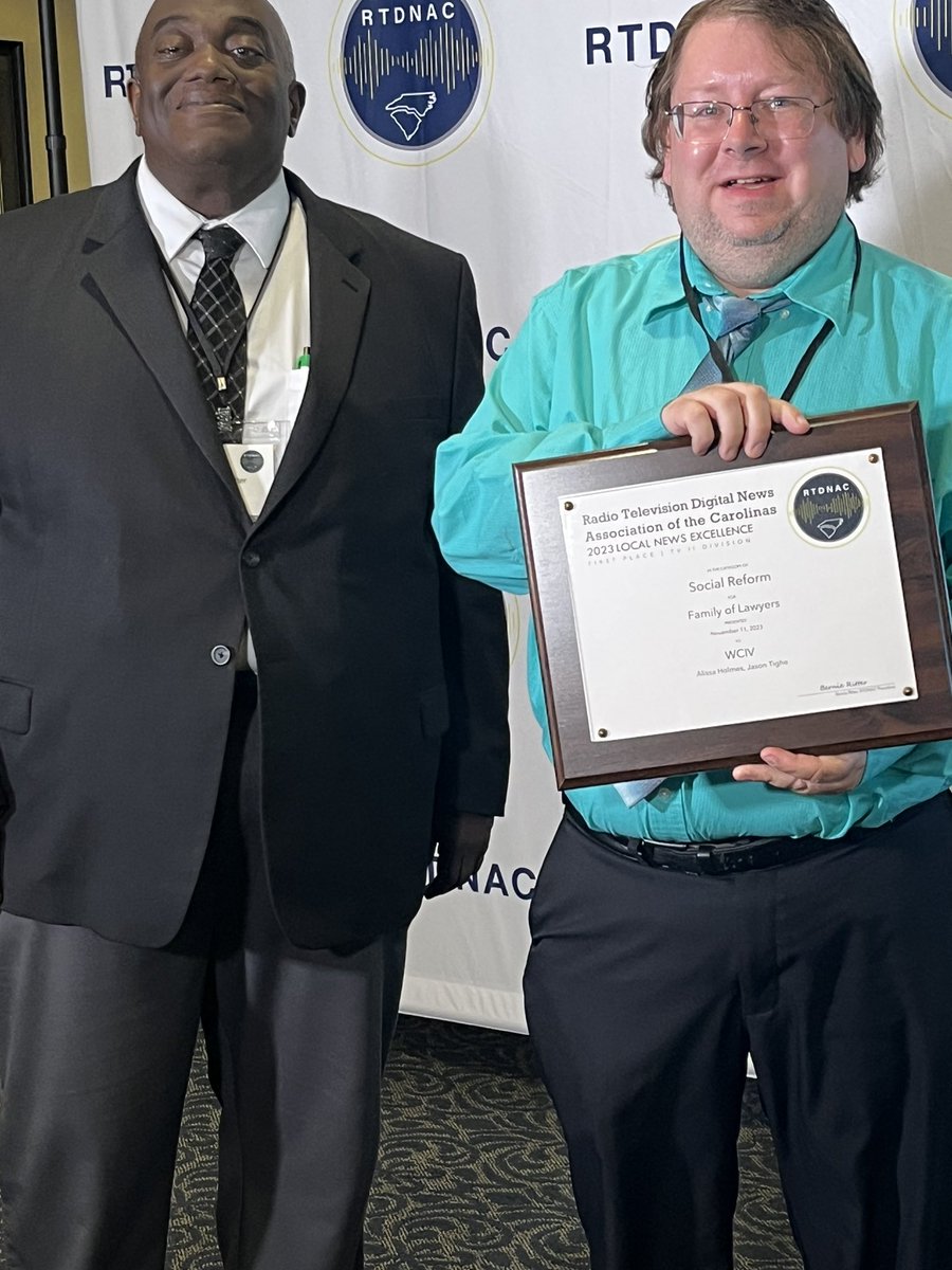 Congrats <a href="/jtighe08/">Jason Tighe</a> and <a href="/AlissaonTV/">Alissa Holmes</a> on your #rtdnac award!