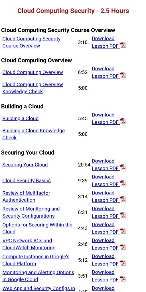 FREE Cloud Computing Security Course Offered by Federal Virtual Training Environment! 
 
Level up your knowledge and learn how to keep your cloud-based systems secure.

Link:
fedvte.usalearning.gov/publiccourses/…

#CloudSecurity #CyberTraining #Certifications #LearnWithCISA