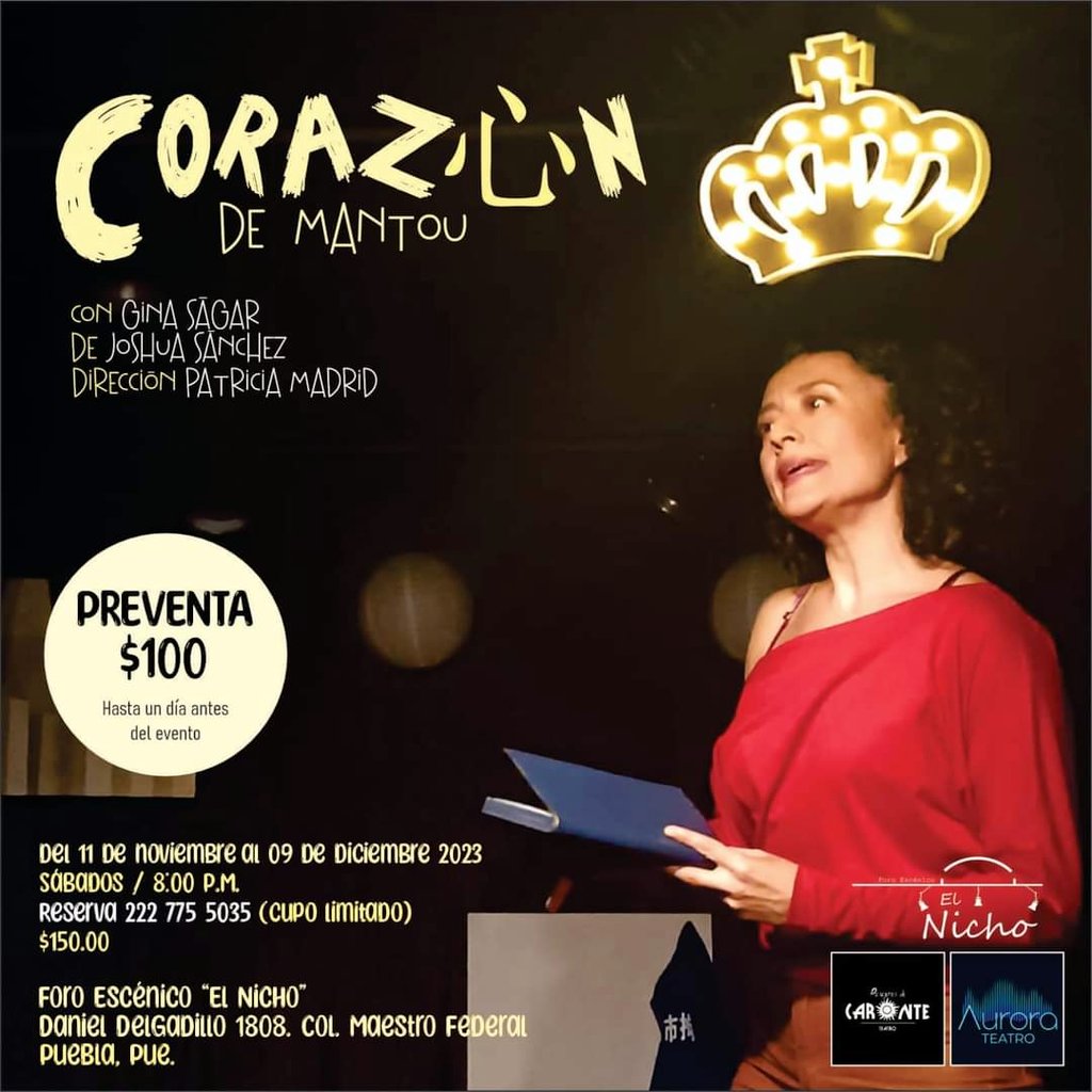 IvancortesActor's tweet photo. #Puebla hoy es un buen día para ir al teatro y una gran opción es ir #elnicho y ver esta obra con tres grandes talentos. Info aquí 👌👇
@georginasagar 👏👏👏 https://t.co/E7hUxxTPaa