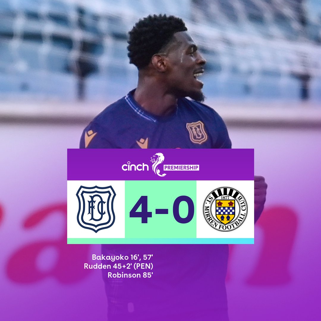 spfl's tweet photo. A comprehensive home win for Dundee against third-place St. Mirren

#cinchPrem | 💙 #DUNSTM 🐼 https://t.co/IOpq9oSGWJ