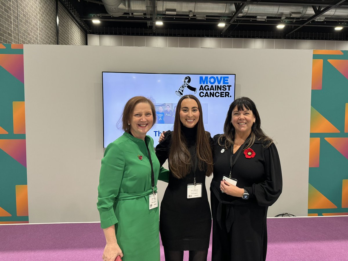 Thanks to <a href="/KathEvans2/">🌟 Kath Evans RGN RSCN 💙💛</a> for chairing our session today showcasing <a href="/MOVEcharity/">MOVE AGAINST CANCER Charity</a> <a href="/5kyw/">5kyw</a> <a href="/sophmulligan_x/">Sophie Mulligan</a> smaller audience at the end of the day but a great opportunity nonetheless #moveagainstcancer #NursingLiveUK