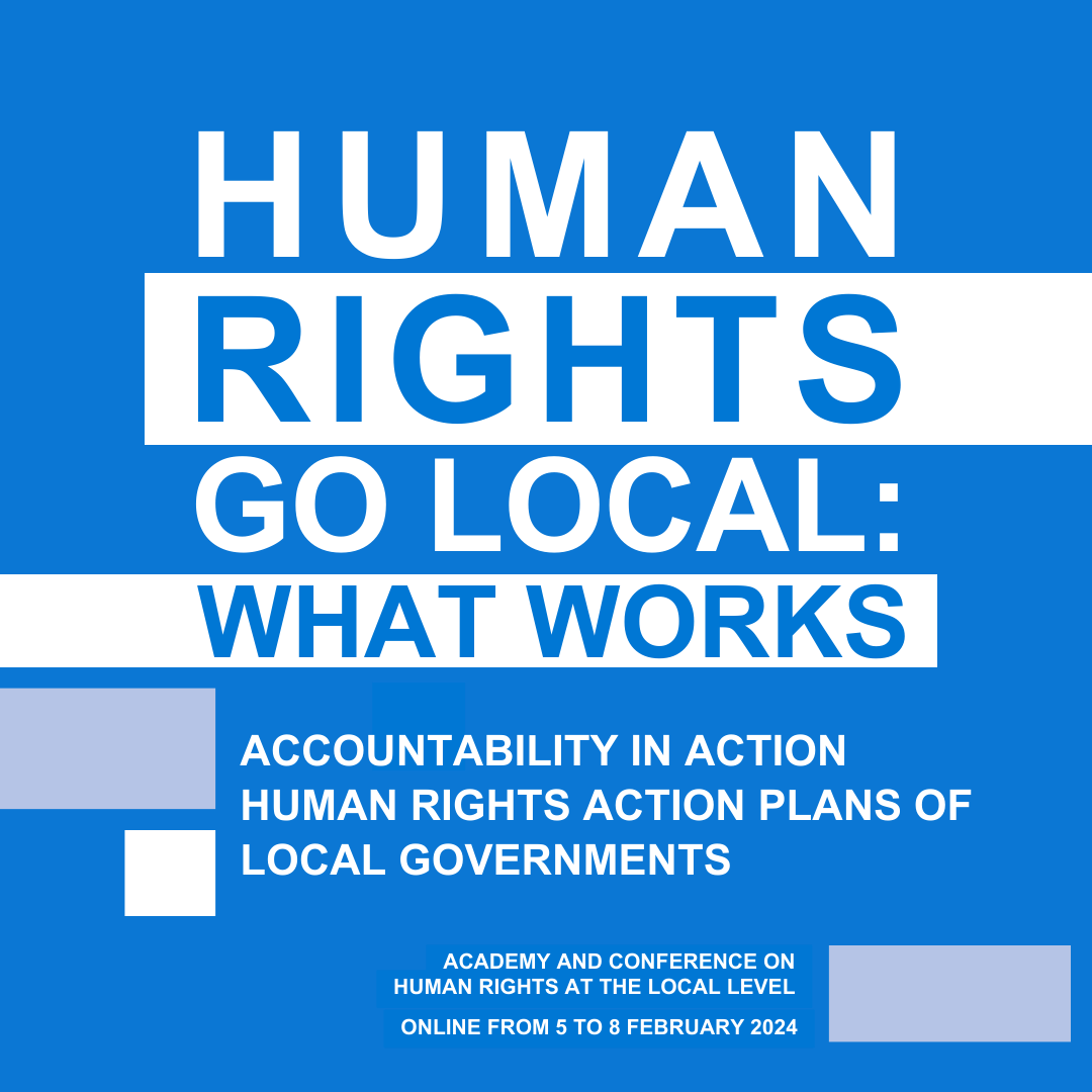 hrgolocal's tweet photo. Dive into the world of Human Rights Action Plans at the local level! Join our 2024 Academy &amp; Conference "Human Rights Go Local - What Works", taking place online from 5 to 8 February 2024.
https://t.co/MT5U9byC9d
@UNESCO @UNHABITAT @OHCHR @COECongress @UCLGAfrica and more! https://t.co/1eFr4evLGm