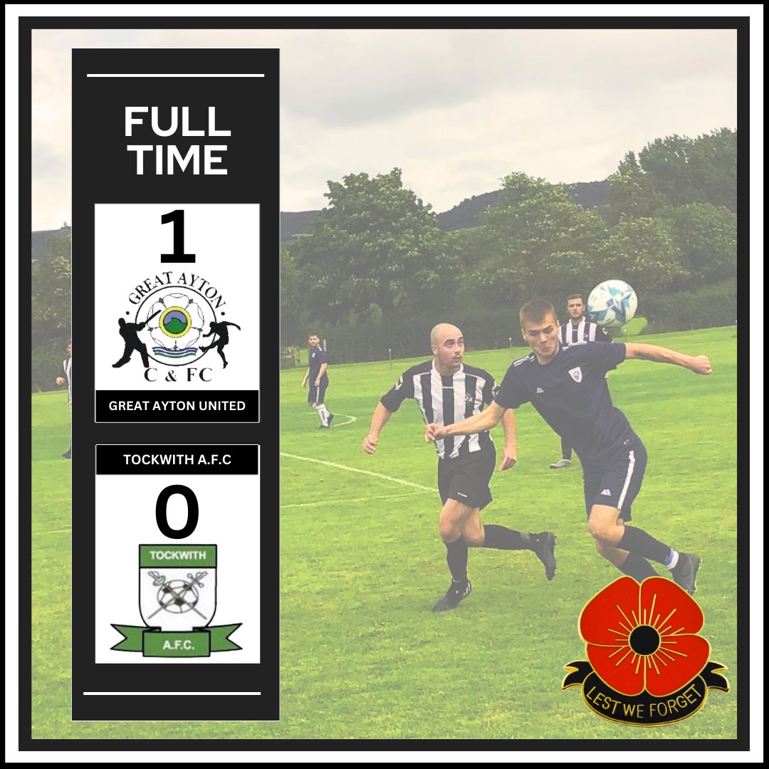 AytonRoyals's tweet photo. Full-time ⚫️⚪️ | In a tight game, #Ayton  won 1-0 against @tockwithafc &amp; progressed to the next round of the cup after a goal from C.Thompson &amp; M.O.T.M performance from keeper H.Paterson ⚫️⚪️🏆 #UTA #Ayton #Cup #Team https://t.co/hNj1enKp9B