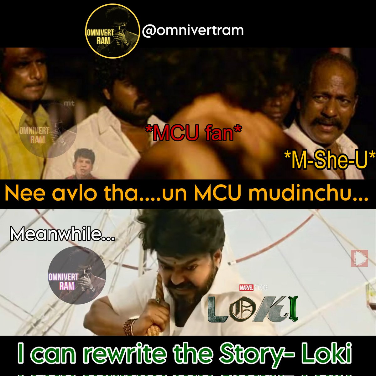 What a comeback rah #MCU
#marvelLoki #MarvelStudios
#Marvel
Loki : I can rewrite the Story.📝🔥
#LokiSeason2 #Loki #lethimcook 
#sangilikaruppee