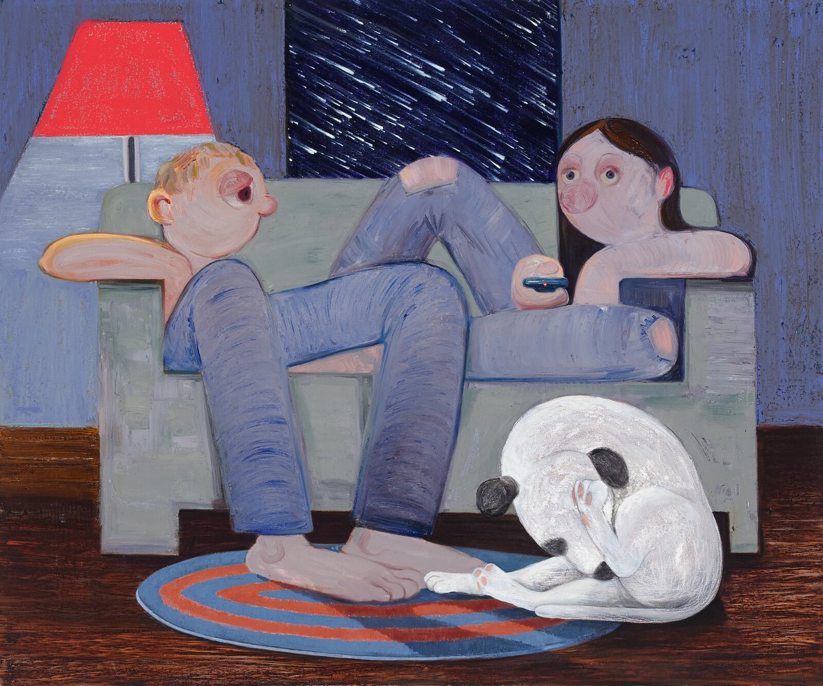 US painter Nicole Eisenman, Watchers, 2016
#WomensArt