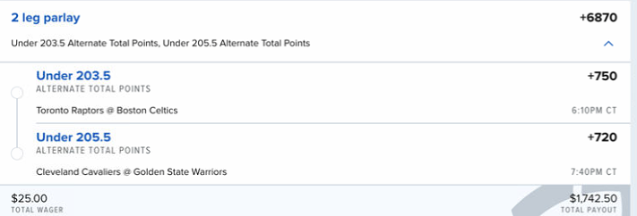 EdgePlayBook's tweet photo. #BetInPublic #100DayOfParlayChallenge #Day44 part 3. Tally after 42 days of betting +$1929.65 #GamblingX #NBA #lowscoring #bricks 🧱 https://t.co/kqrpMWerpn
