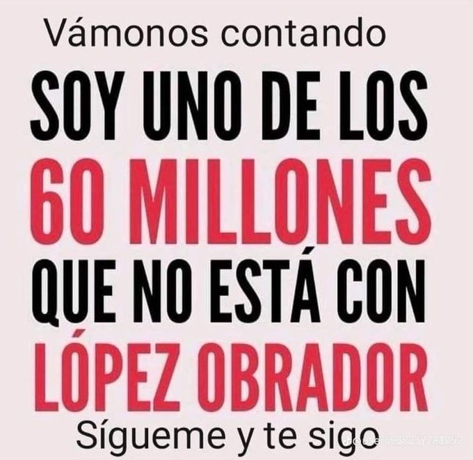 ¿Eres ANTIAMLO?  Comenta a este tweet, da ❤️ y RT para que llegue a mas gente. ¡Hay que seguir creciendo 🫡🫡🫡🫡👇👇👇👇