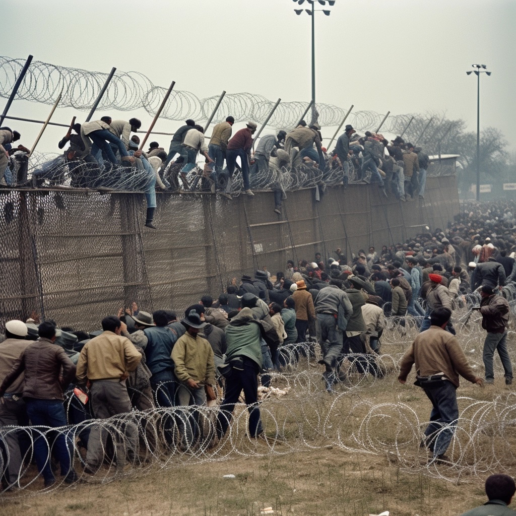 Euroopan on valittava haluaako se upota siirtolaisvyöryn alle vai ei. Välimeren yli lappaa porukkaa Italiaan minkä ehtii "meritaksiliikenteen" avustamana. Espanjan Kanariansaaret ovat myös toinen laittoman maahantulon sillanpääasema.

Ovatko siirtolaiset hädänlaisia? Kyllä.