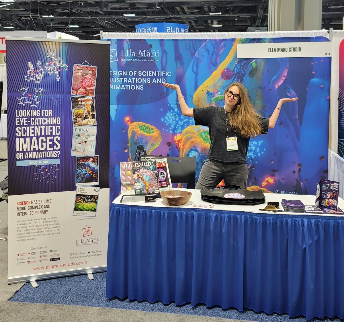 Everything is ready! Stop by our booth #3014 to discuss how we can help to visualize your research! We will have tote bags, candy, and key chains!
#SfN23 #SfN2023 #sciart