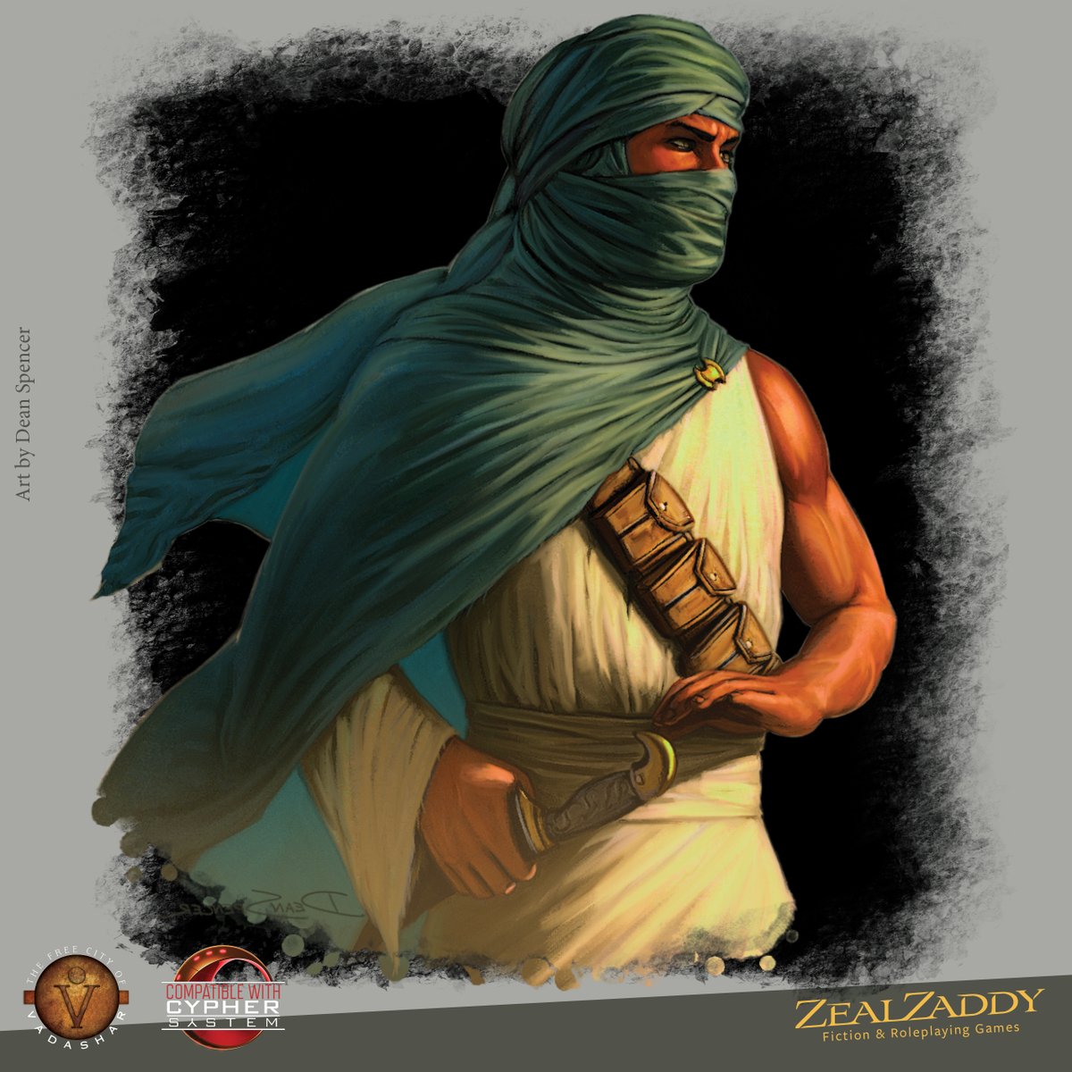 ZealZaddy's tweet image. We released our first Cypher System product! “The Porter” is a bundle of a novelette by award-winning fantasy author Matthew Hughes @hapthorn and character folio! NPC stats edited by @Qedhup

drivethrurpg.com/product/459833…

#CypherSystem #TTRPG @MonteCookGames