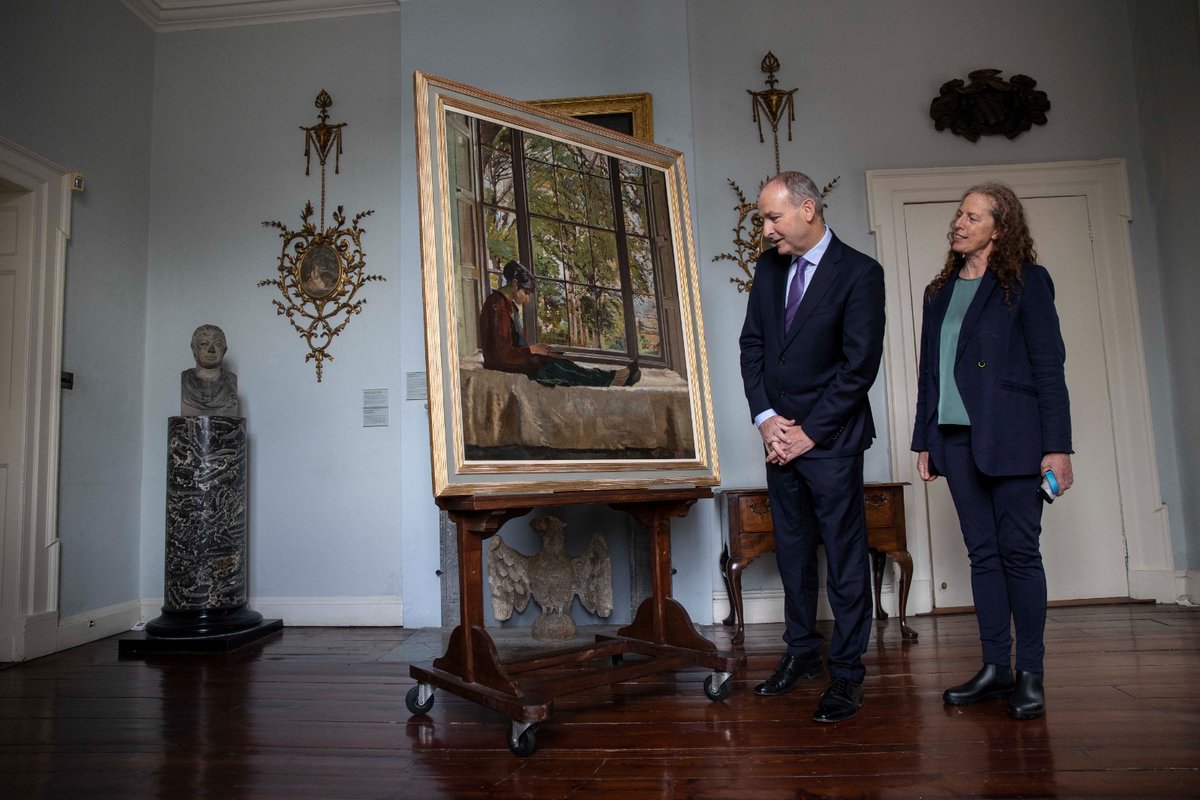 Crawford Art Gallery (@crawfordartgall) on Twitter photo Great news! A significant new artwork bought for the National Collection by Crawford Art Gallery arrived at its new home today, Tánaiste <a href="/MichealMartinTD/">Micheál Martin</a> along with our Director <a href="/MARYMCCARTHY001/">mary mccarthy</a> were onsite to welcome it! Great news! A significant new artwork bought for the National Collection by Crawford Art Gallery arrived at its new home today, Tánaiste <a href="/MichealMartinTD/">Micheál Martin</a> along with our Director <a href="/MARYMCCARTHY001/">mary mccarthy</a> were onsite to welcome it!