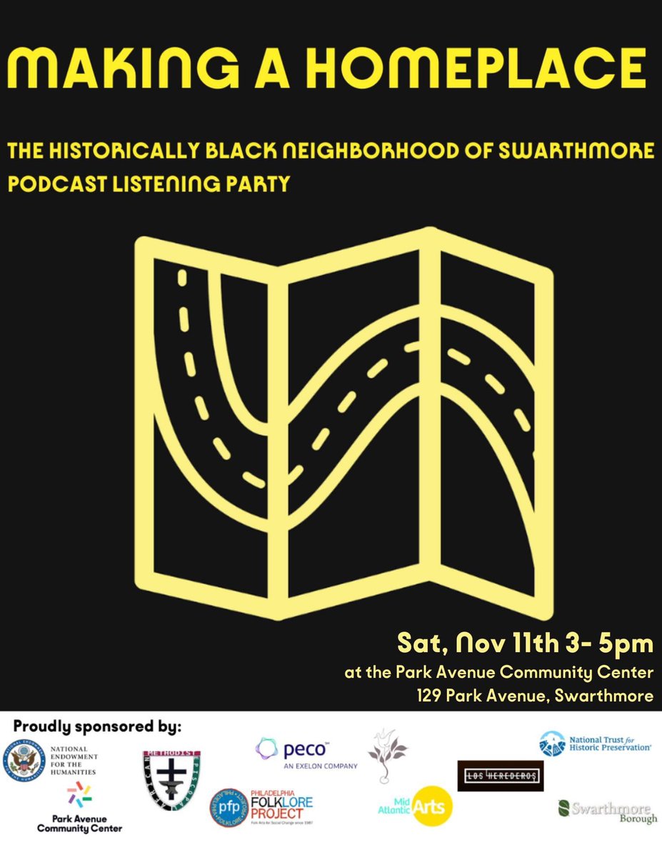 Los Herederos (@losherederosnyc) on Twitter photo Honored for the #sonicycle to help sound this new #podcast project by the #historicallyblackneighborhoodofswarthmore supported by <a href="/PhilaFolklore/">PhilaFolkloreProject</a>. Hats off to the wonderful producer <a href="/AAFNewspaper/">The African American Folklorist Magazine</a> and it’s host Ms. Jeannine Osayande. 🚲🎶🎧🎤 Honored for the #sonicycle to help sound this new #podcast project by the #historicallyblackneighborhoodofswarthmore supported by <a href="/PhilaFolklore/">PhilaFolkloreProject</a>. Hats off to the wonderful producer <a href="/AAFNewspaper/">The African American Folklorist Magazine</a> and it’s host Ms. Jeannine Osayande. 🚲🎶🎧🎤