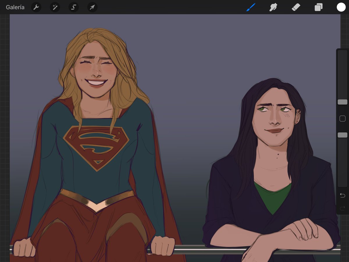 i dont think im ever finishing this one but i'll post it for the gays 

#supercorp #cwsg #supergirl #karadanvers #lenaluthor