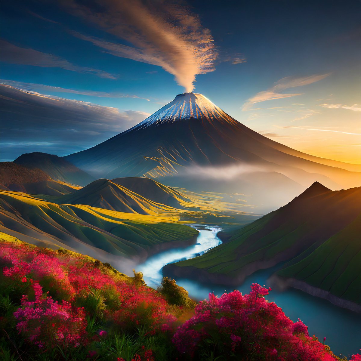 MagicalAiWorld's tweet photo. Drop your Cash App! 
-RP/Like 
-Follow @MagicalAiWorld

#MagicalAiWorld #Volcano #beauty #AI #AiArt https://t.co/AtMSJ8kGv2