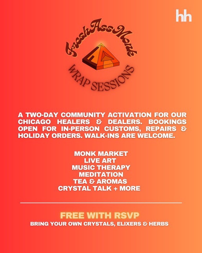 MOTHER NATURE ๐ (@mo_nature) on Twitter photo come say hi to us at Healthy Hood Chicago today ๐งก with <a href="/KlevahKnox/">FRESHASSMONK</a> + FreshAssMonk โจ come say hi to us at Healthy Hood Chicago today ๐งก with <a href="/KlevahKnox/">FRESHASSMONK</a> + FreshAssMonk โจ
